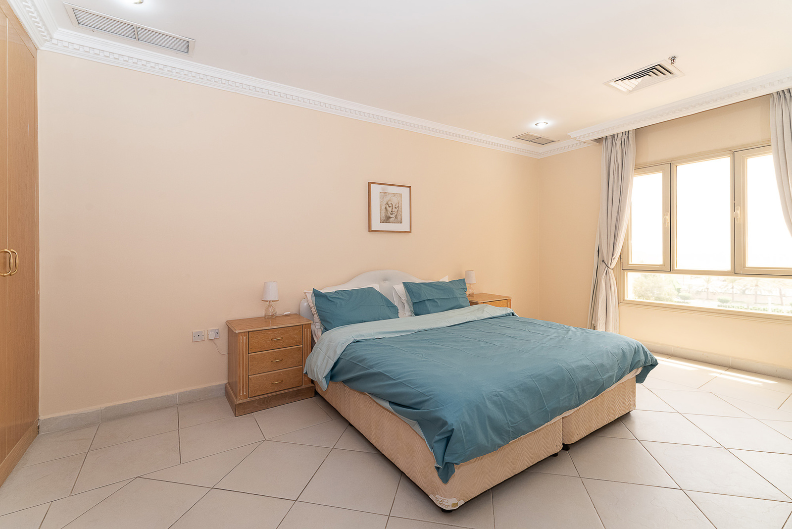 Mahboula spacious, furnished, one bedroom apartment w/pool Horizon Q8 & GLREC