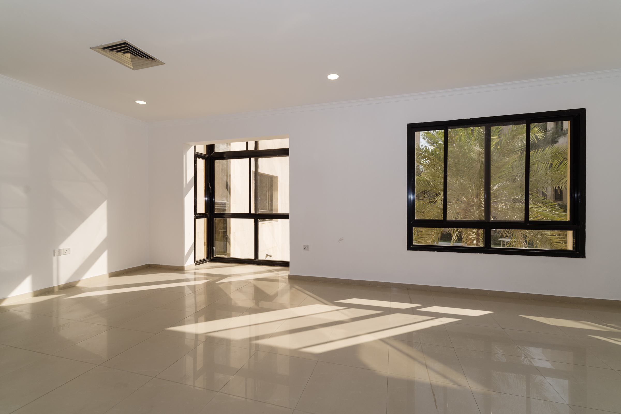 Jabriya – older, rennovated, unfurnished  two and three bedroom apartment w/facilities