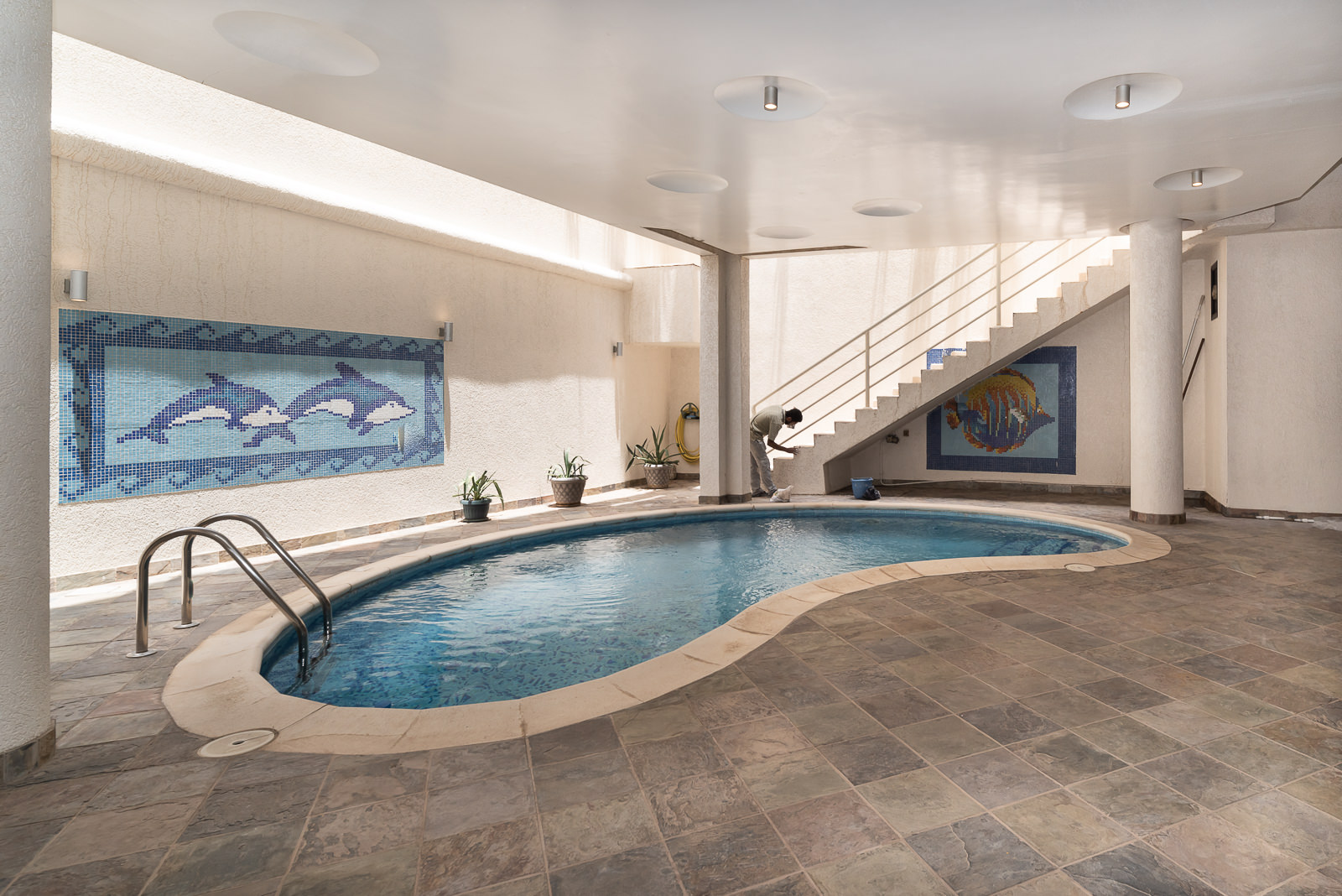 Shuhada – lovely, semi furnished basement floor w/private pool