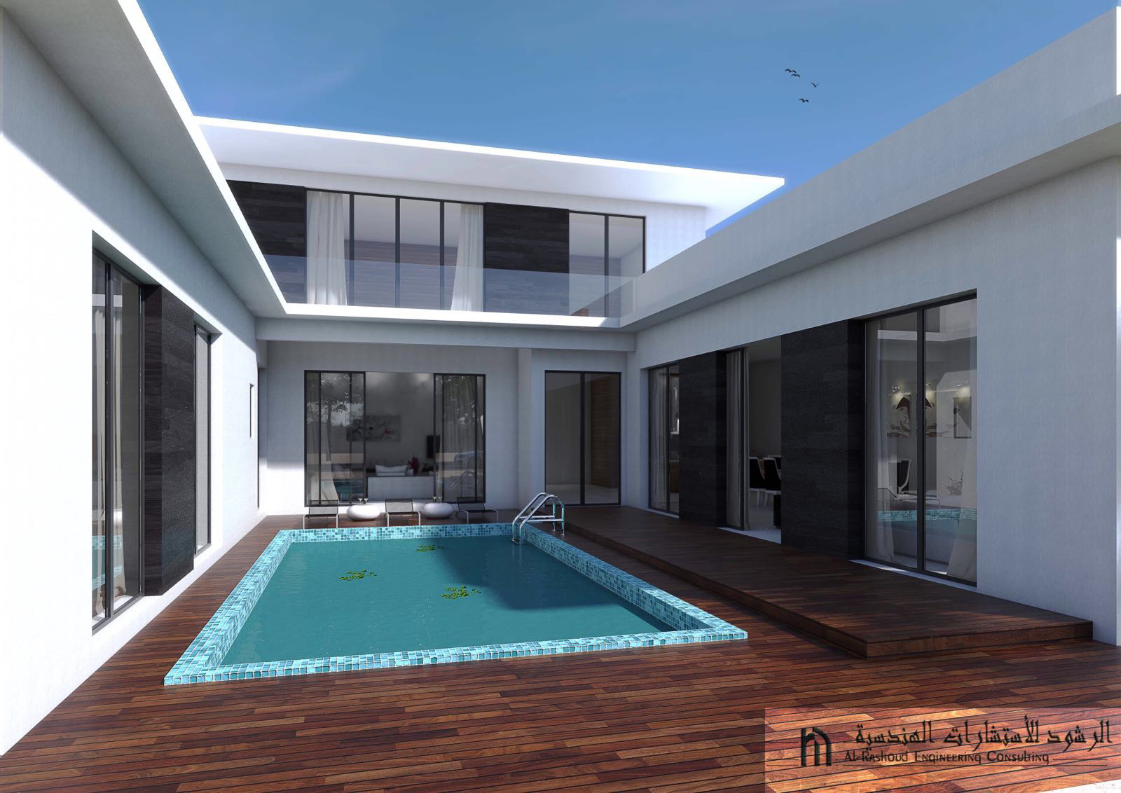 Khiran – new, ufurnished, four bedroom villa w/pool