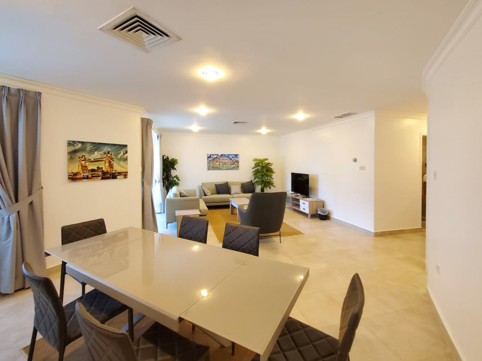 Salmiya – furnished, three bedroom apartment w/pool