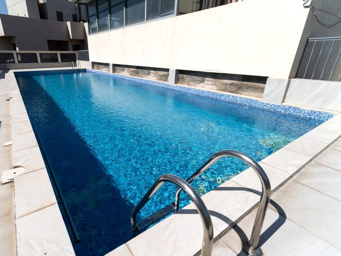 Ras Salmiya – sea view unfurnished, 3 bedroom apartment w/pool