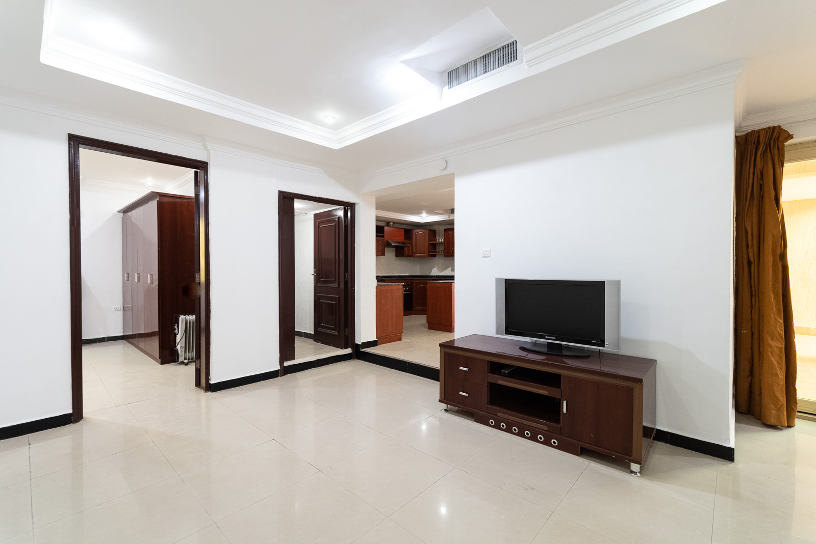 Salwa unfurnished, three bedroom basement apartment w/private yard