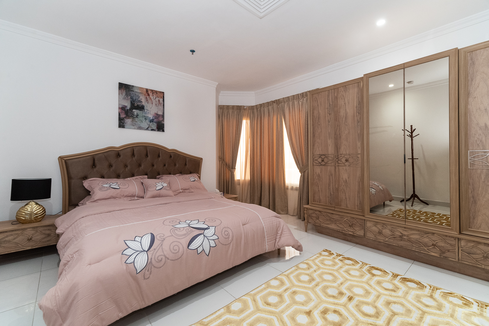 Mangaf furnished, two bedroom apartment w/sea view Horizon Q8