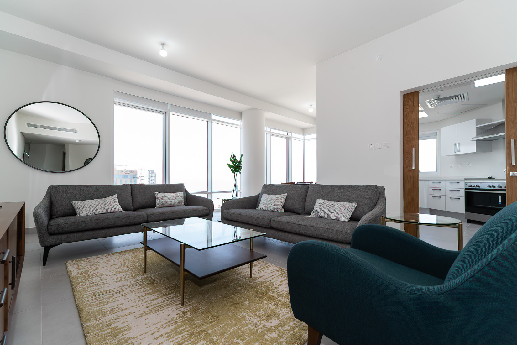 Dasman unfurnished two and three bedroom apartments w/sea view