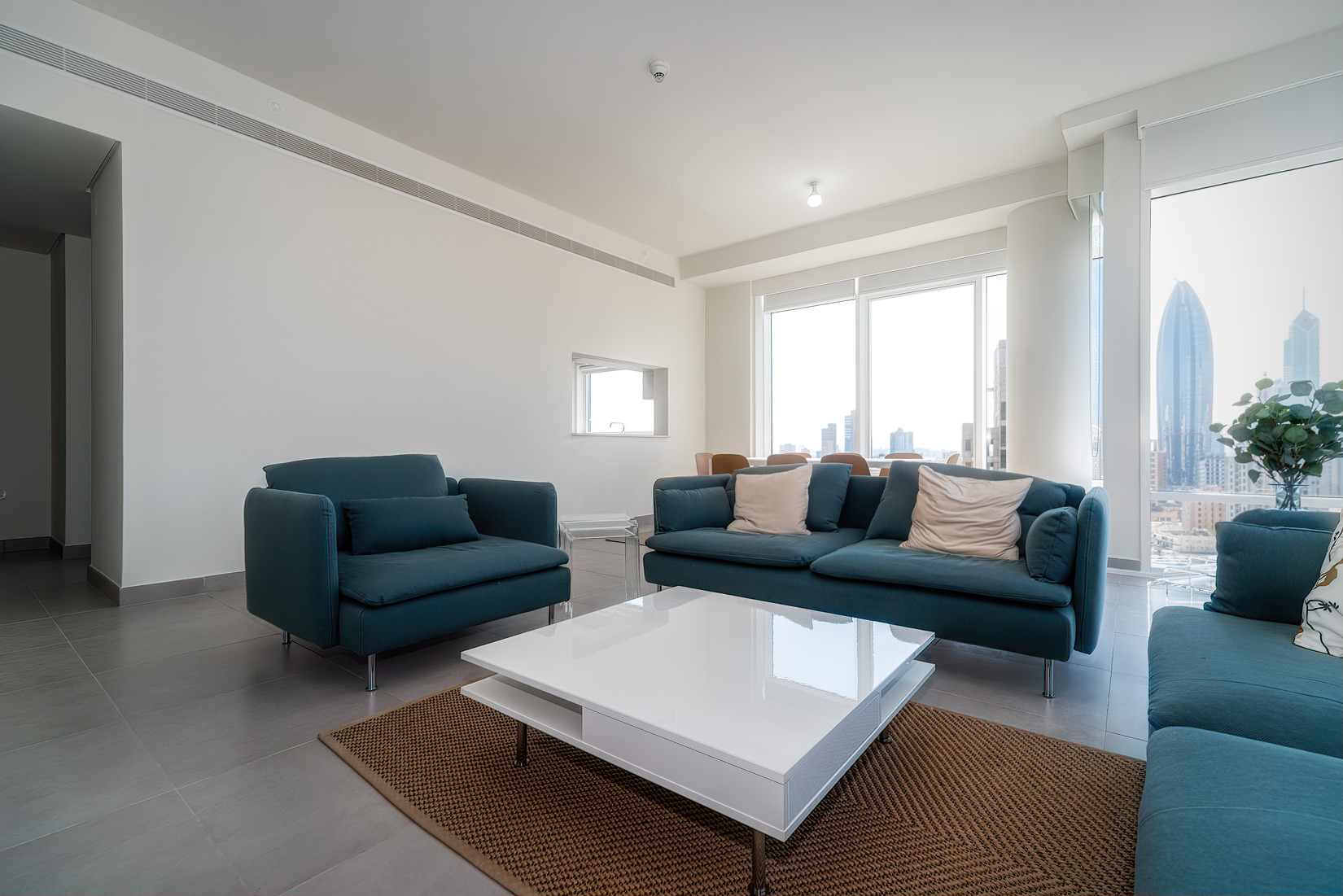 Dasman unfurnished two and three bedroom apartments w/sea view